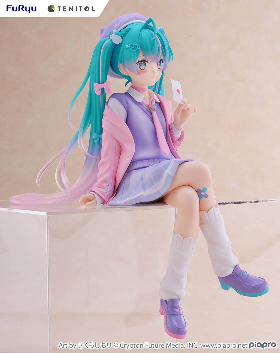 TENITOL BIG Hatsune Miku Noodle Stopper Figure -Love Blazer- | 4580736407022