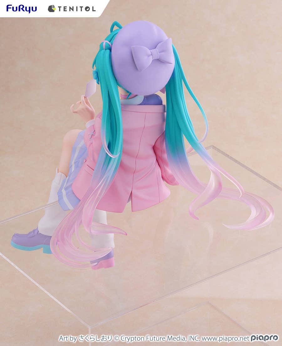 TENITOL BIG Hatsune Miku Noodle Stopper Figure -Love Blazer- | 4580736407022