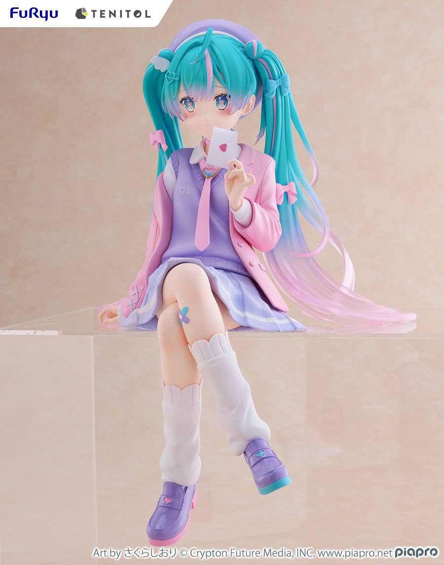 TENITOL BIG Hatsune Miku Noodle Stopper Figure -Love Blazer- | 4580736407022