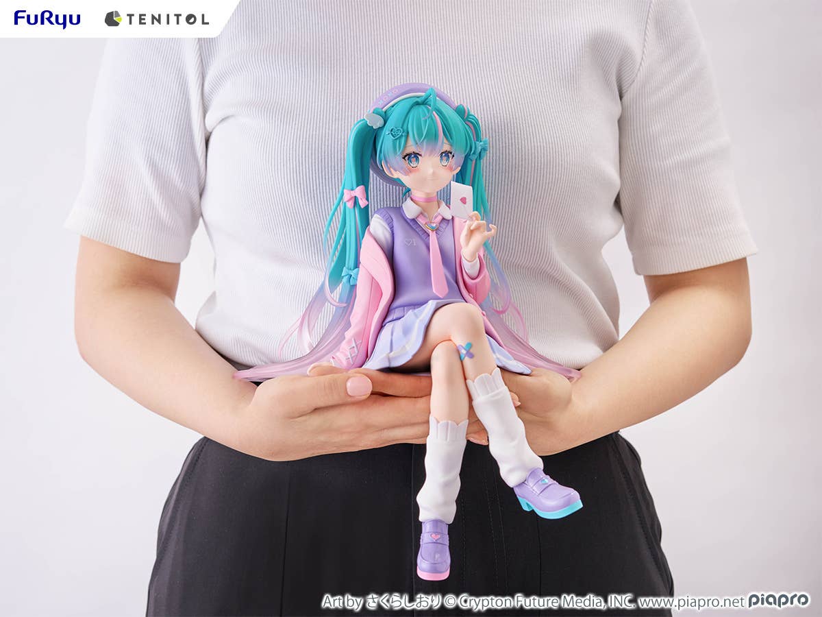 TENITOL BIG Hatsune Miku Noodle Stopper Figure -Love Blazer- | 4580736407022