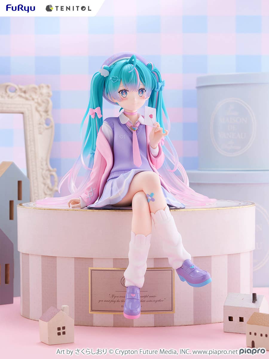 TENITOL BIG Hatsune Miku Noodle Stopper Figure -Love Blazer- | 4580736407022