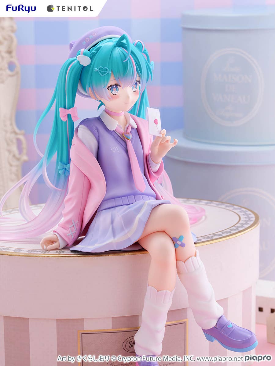 TENITOL BIG Hatsune Miku Noodle Stopper Figure -Love Blazer- | 4580736407022
