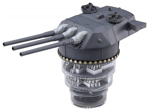 Fujimi 1/200 Battleship Yamato Type 94 46cm Main Turret w/ Additional Machine Gun | 4968728020358