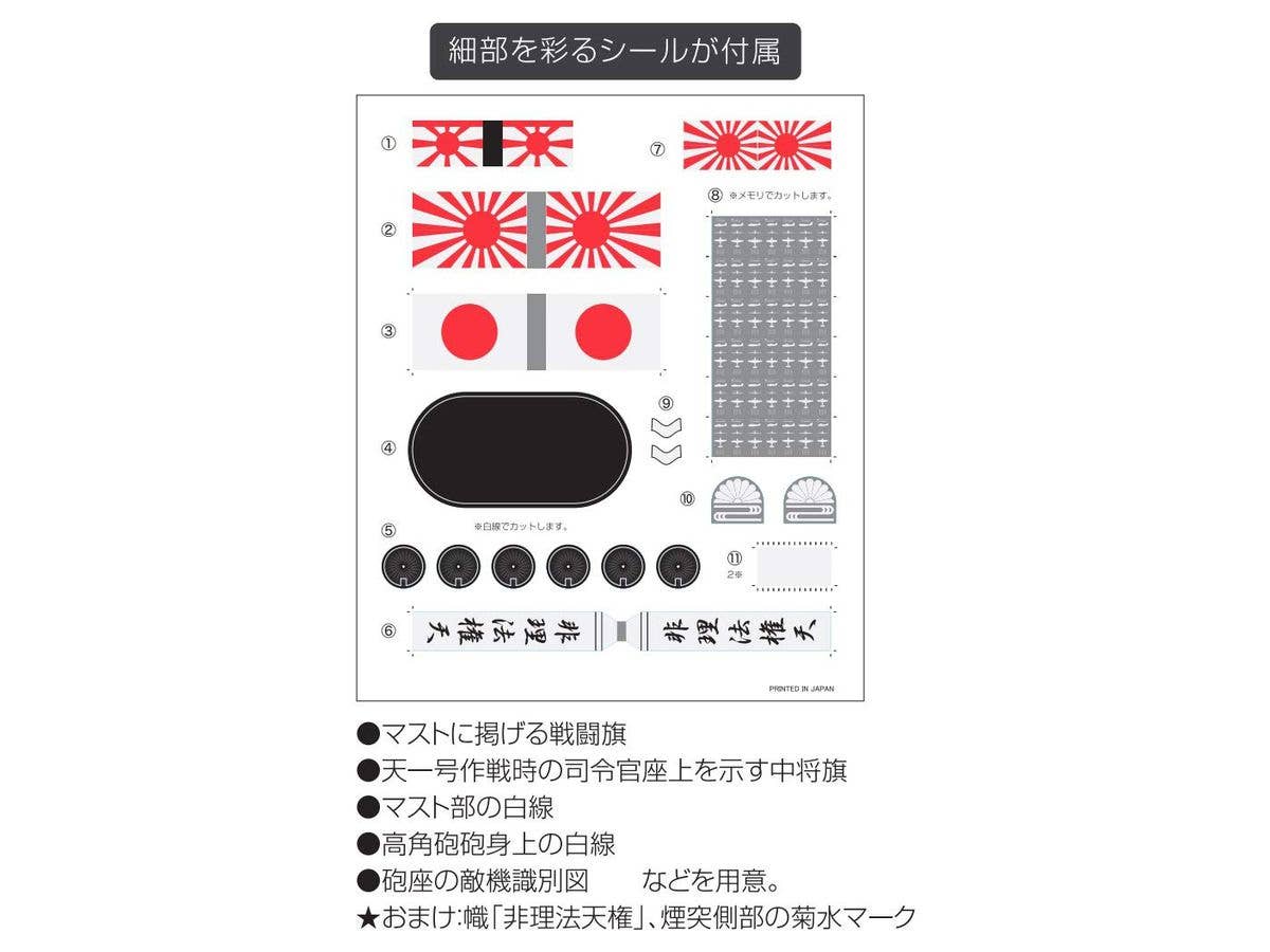 Fujimi 1/200 Battleship Yamato Central Structure | 4968728020402
