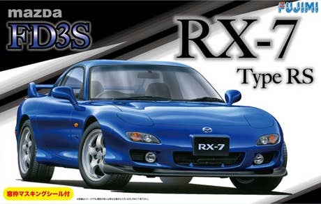 Fujimi 1/24 Mazda FD3S RX-7 Type RS with Window Frame Masking Seal | 4968728039428
