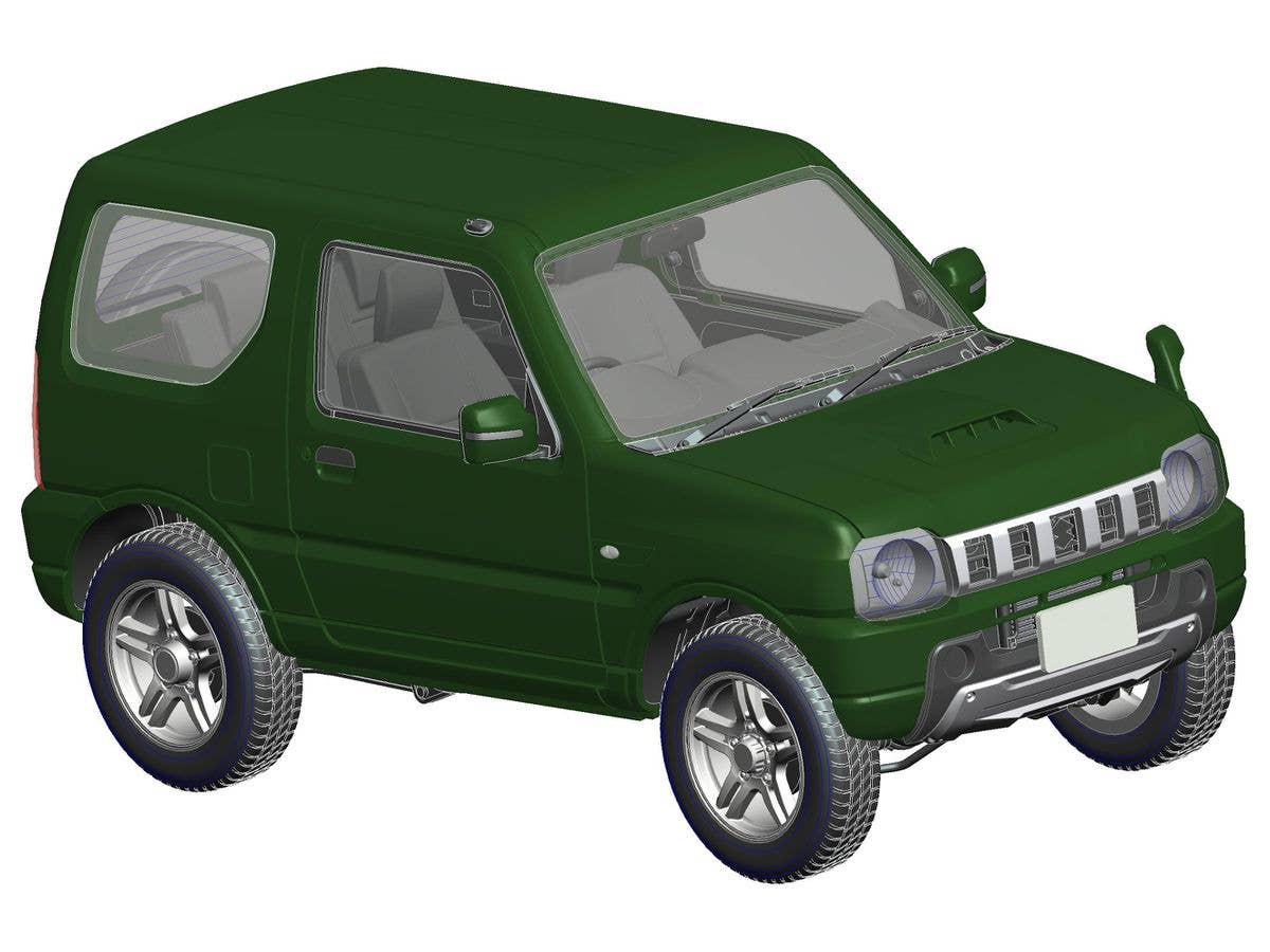 Fujimi 1/24 Suzuki Jimny JB23 (Rand Venture/Cool Khaki Pearl Metallic) | 4968728066295