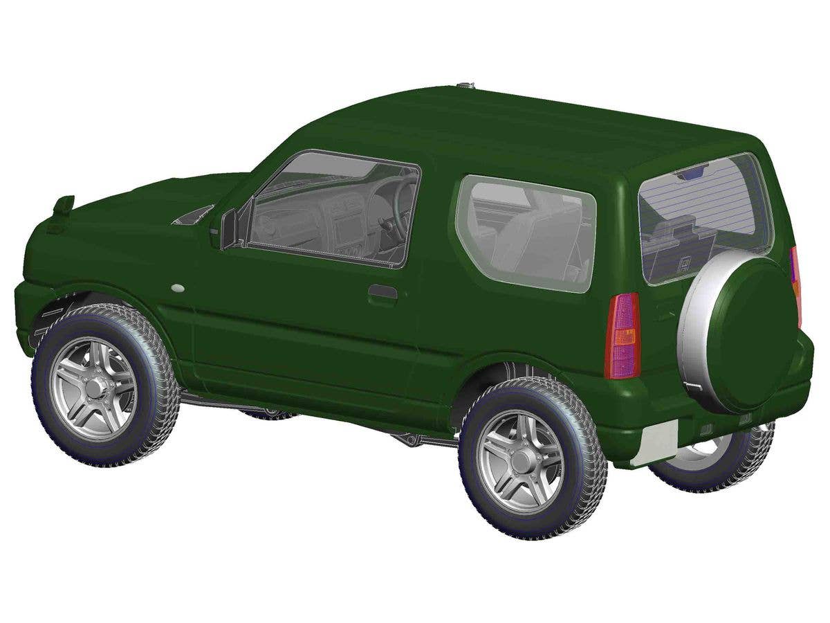 Fujimi 1/24 Suzuki Jimny JB23 (Rand Venture/Cool Khaki Pearl Metallic) | 4968728066295