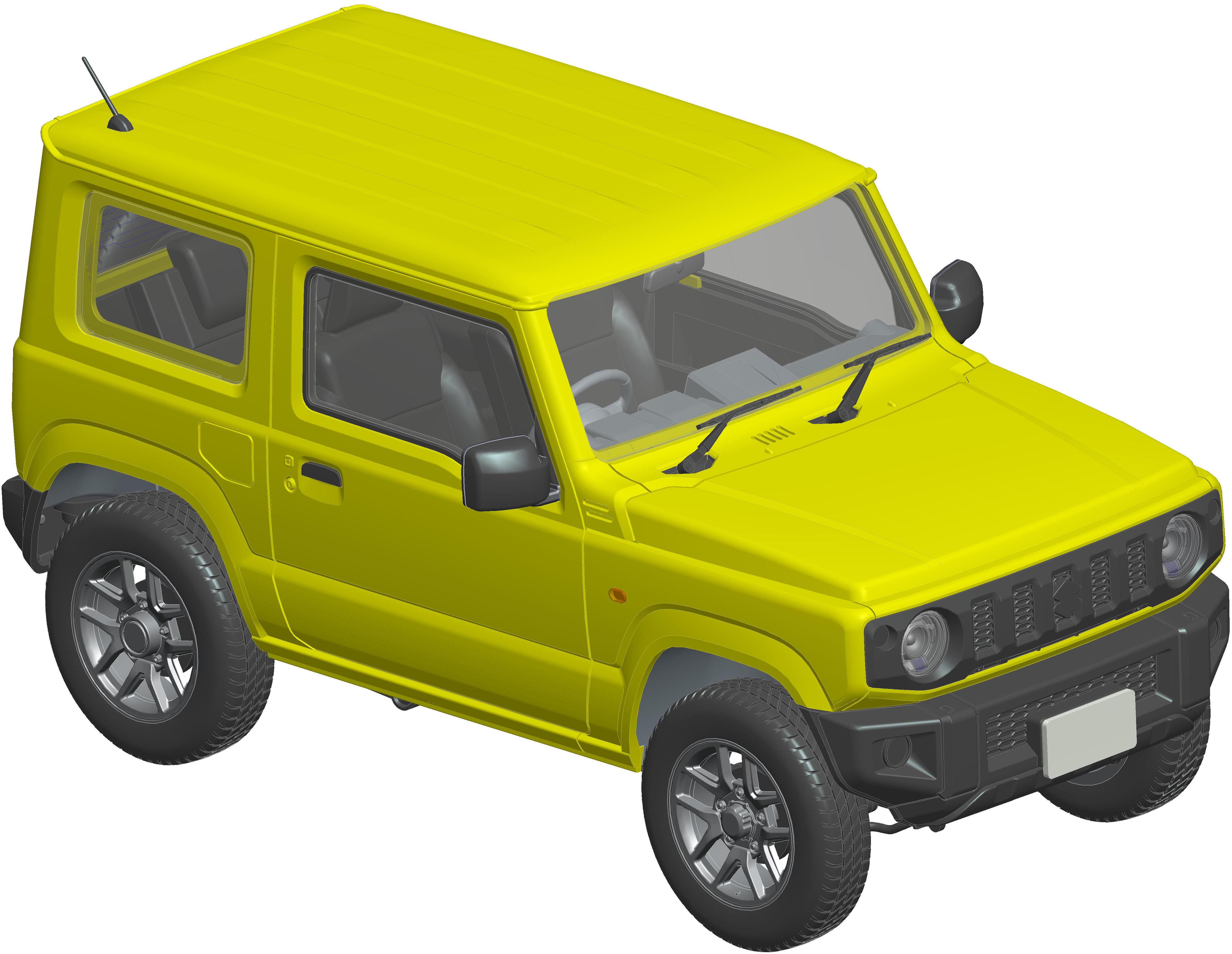Fujimi 1/24 Suzuki Jimny JB64 (XC/Kinetic Yellow)