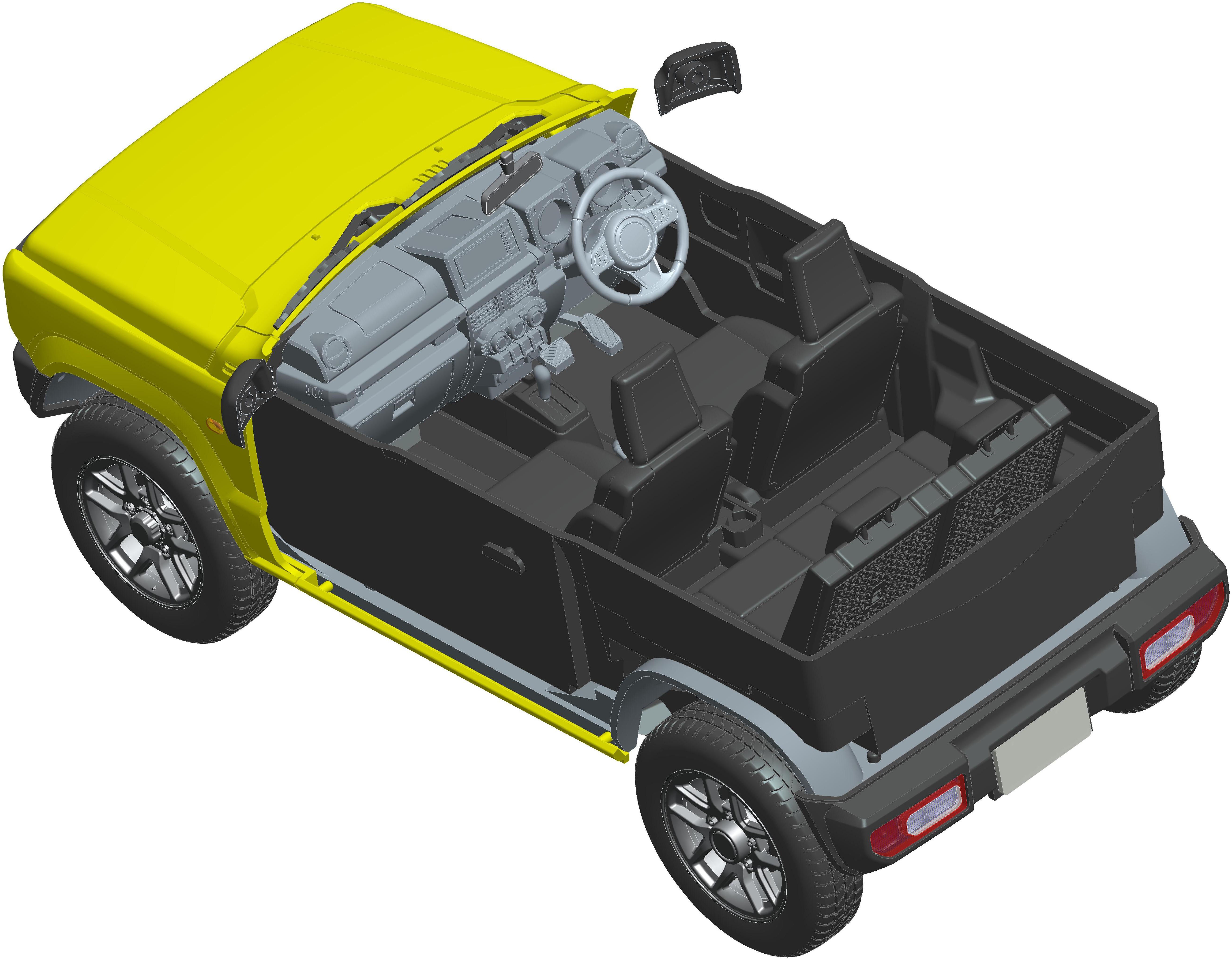 Fujimi 1/24 Suzuki Jimny JB64 (XC/Kinetic Yellow)