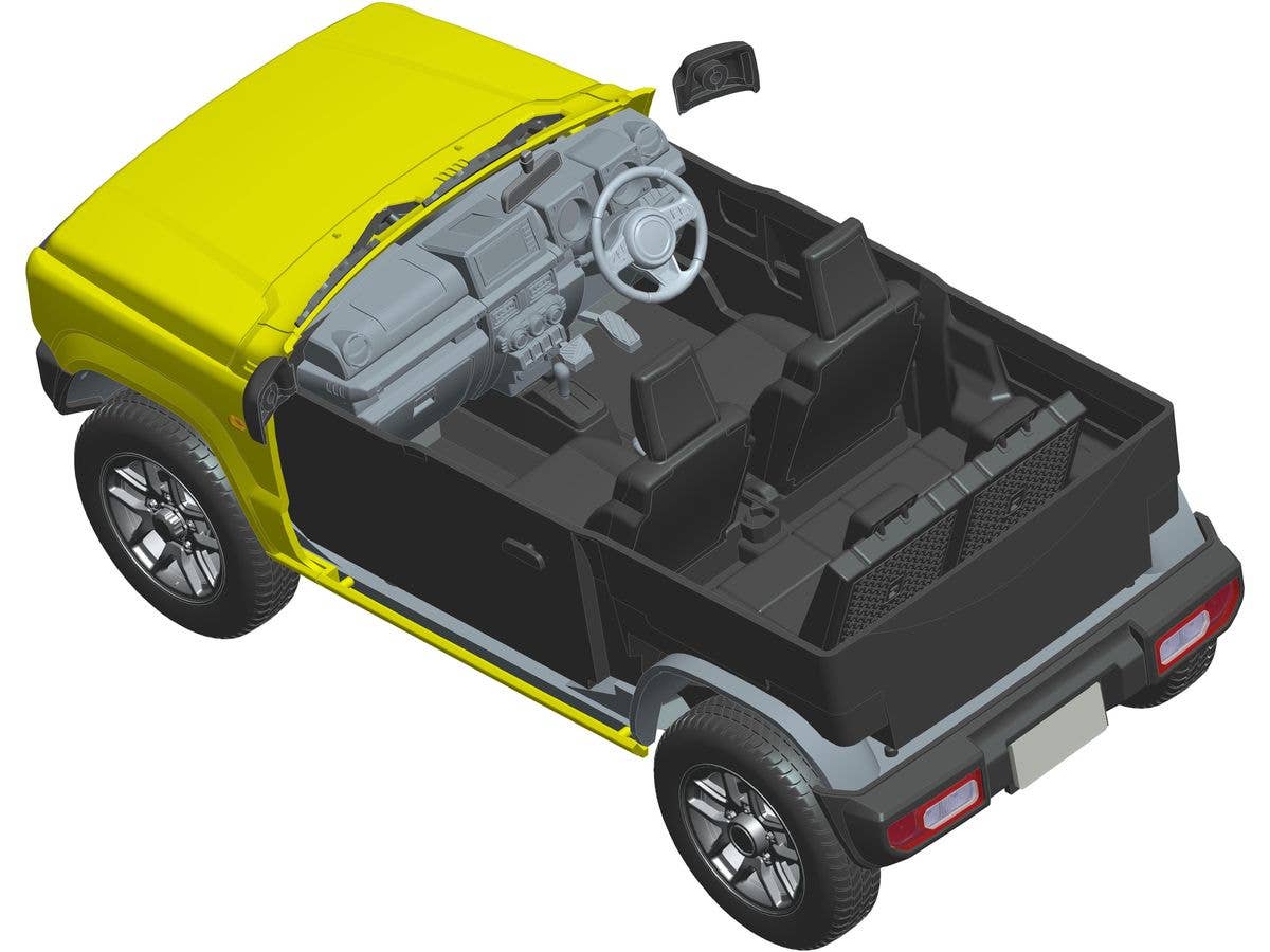 Fujimi 1/24 Suzuki Jimny JB64 (XC/Kinetic Yellow) | 4968728066332