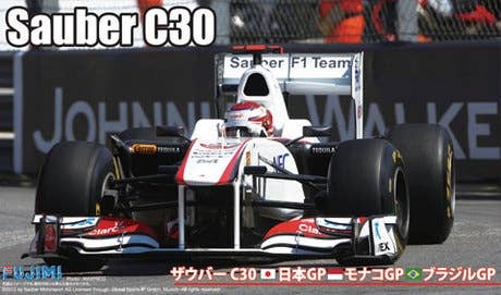 Fujimi 1/20 Sauber C30 (Japan, Monaco, Brazil GP) Car | 4968728092089