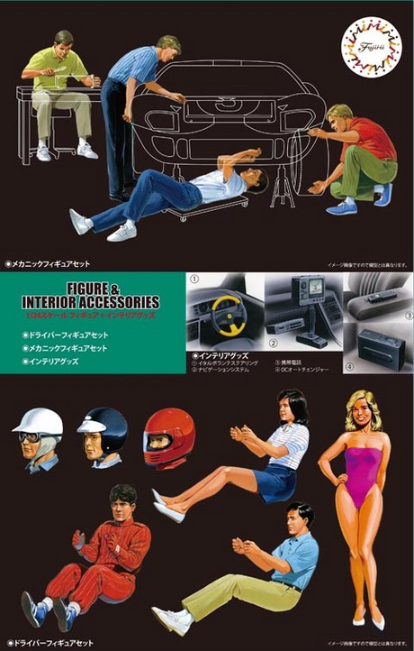 Fujimi 1/24 Figures and Interior Accessories | 4968728116648