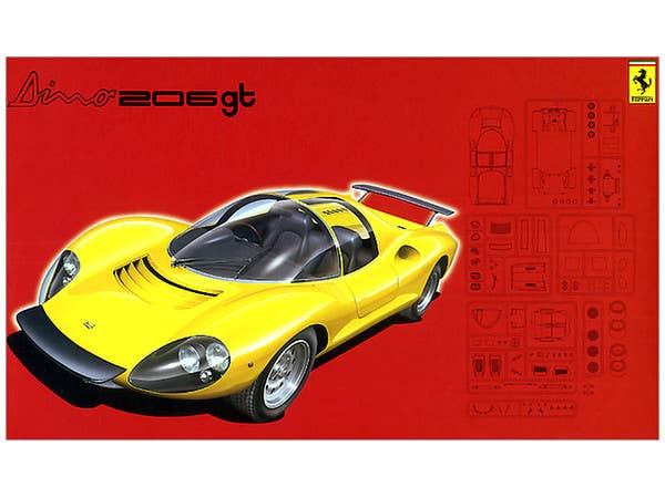 Fujimi 1/24 Ferrari Dino 206 GT | 4968728123639