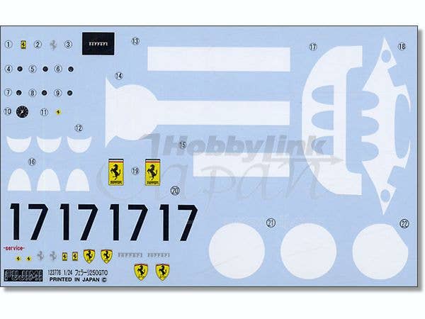 Fujimi 1/24 Ferrari 250GTO Experimental Le Mans 24h 1962 6th | 4968728123776