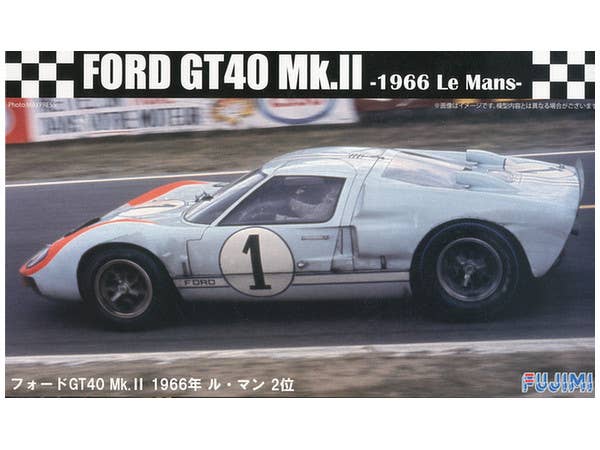 Fujimi 1/24 Ford GT40 Mk-II '66 LeMans 2nd | 4968728126043