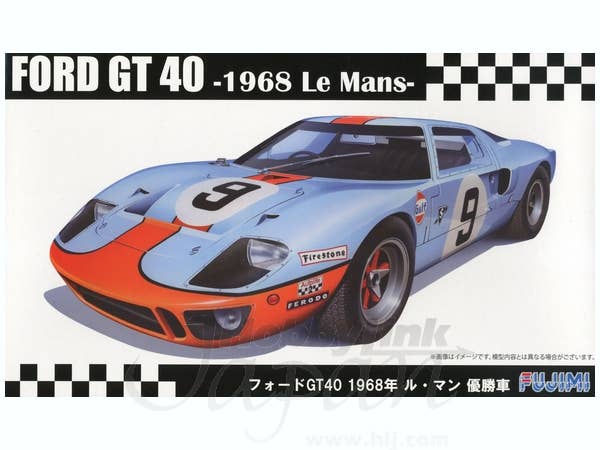 Fujimi 1/24 Ford GT40 68 LeMans Winner | 4968728126050