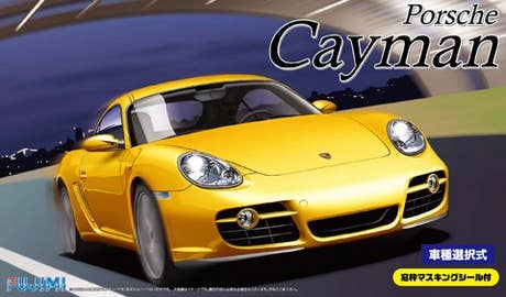 Fujimi 1/24 Porsche Cayman/Cayman S w/Window Frame Masking Seal | 4968728126968
