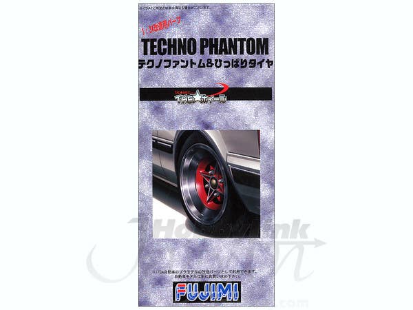 Fujimi 1/24 14 inch Techno Phantom Wheel/Hippari Tire | 4968728193205