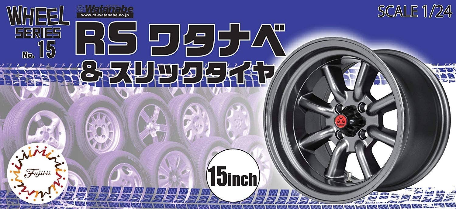 Fujimi RS Watanabe & Slick Tire 15 inch | 4968728193564