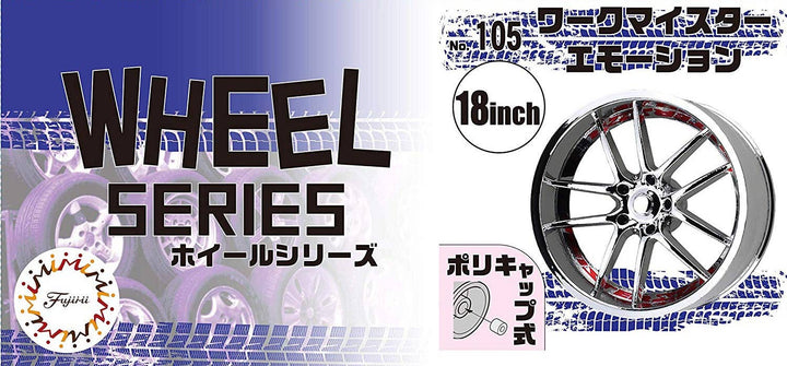 Fujimi 1/24 Wheel Series (No.105) Work Meister Emotion 18 inch | 4968728193656