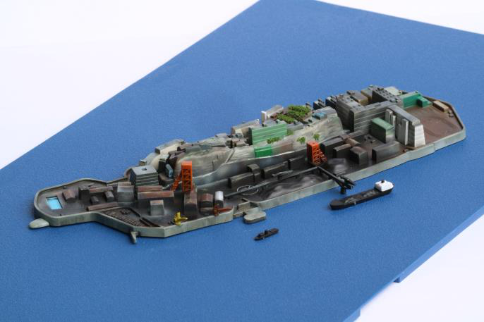 Fujimi 1/3000 Gunkanjima (Hashima Island)