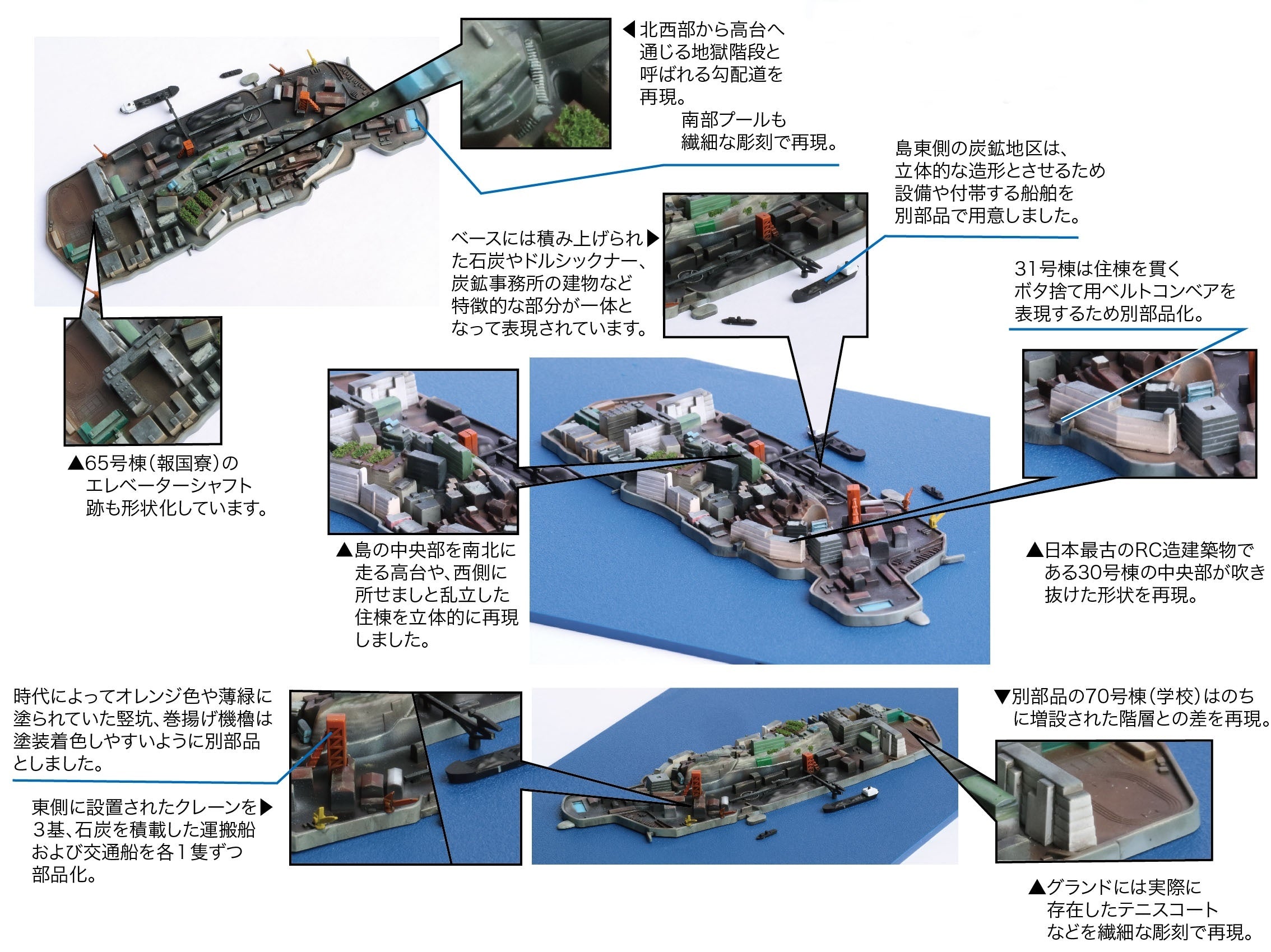 Fujimi 1/3000 Gunkanjima (Hashima Island)