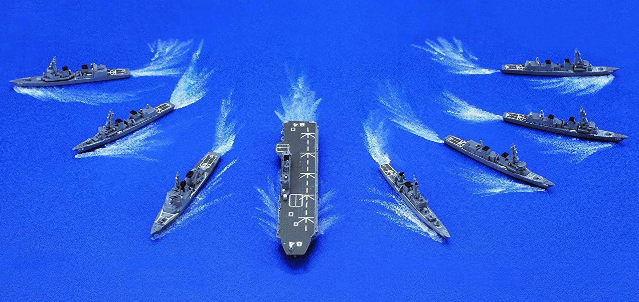 Fujimi 1/3000 Gunkan Warship Series 33 JMSDF Escort Flotilla 4