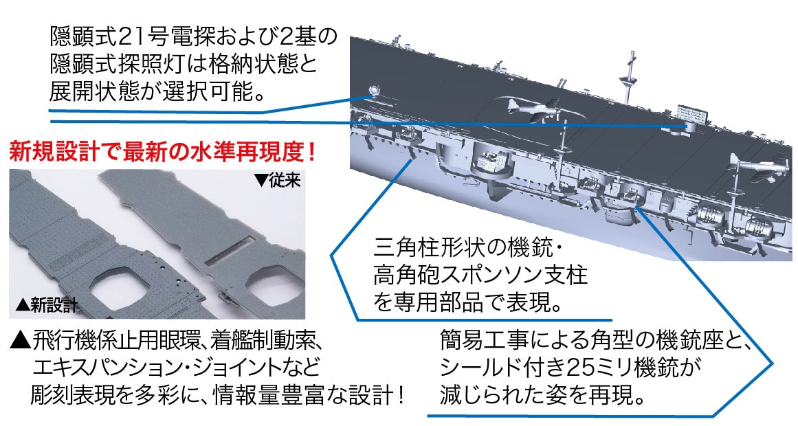 Fujimi 1/700 TOKU-82 IJN Aircraft Carrier Katsuragi