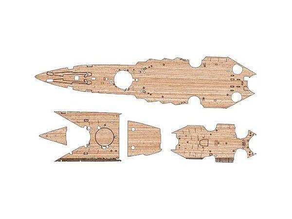 Fujimi 1/700 Wood Deck Seal for IJN Aircraft Battleship Ise (with Ship Name Plate) | 4968728433219