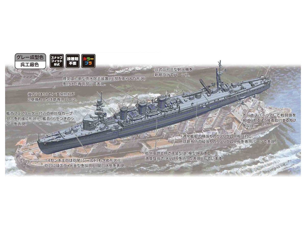 Fujimi 1/700 IJN Light Cruiser Kuma 1942 | 4968728460703