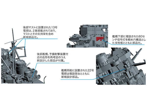 Fujimi IJN Aircraft Battleship Haruna 1944 Sho Ichigo Operation | 4968728600550