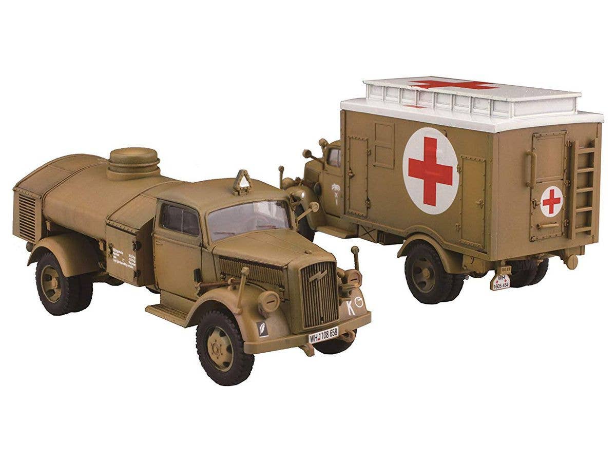 Fujimi German 3ton Truck (Box Type Rescue Vehicle/Refueller) | 4968728723075