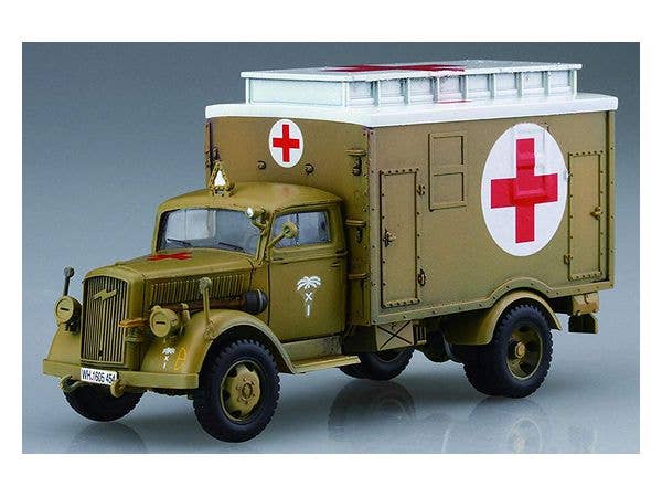 Fujimi German 3ton Truck (Box Type Rescue Vehicle/Refueller) | 4968728723075