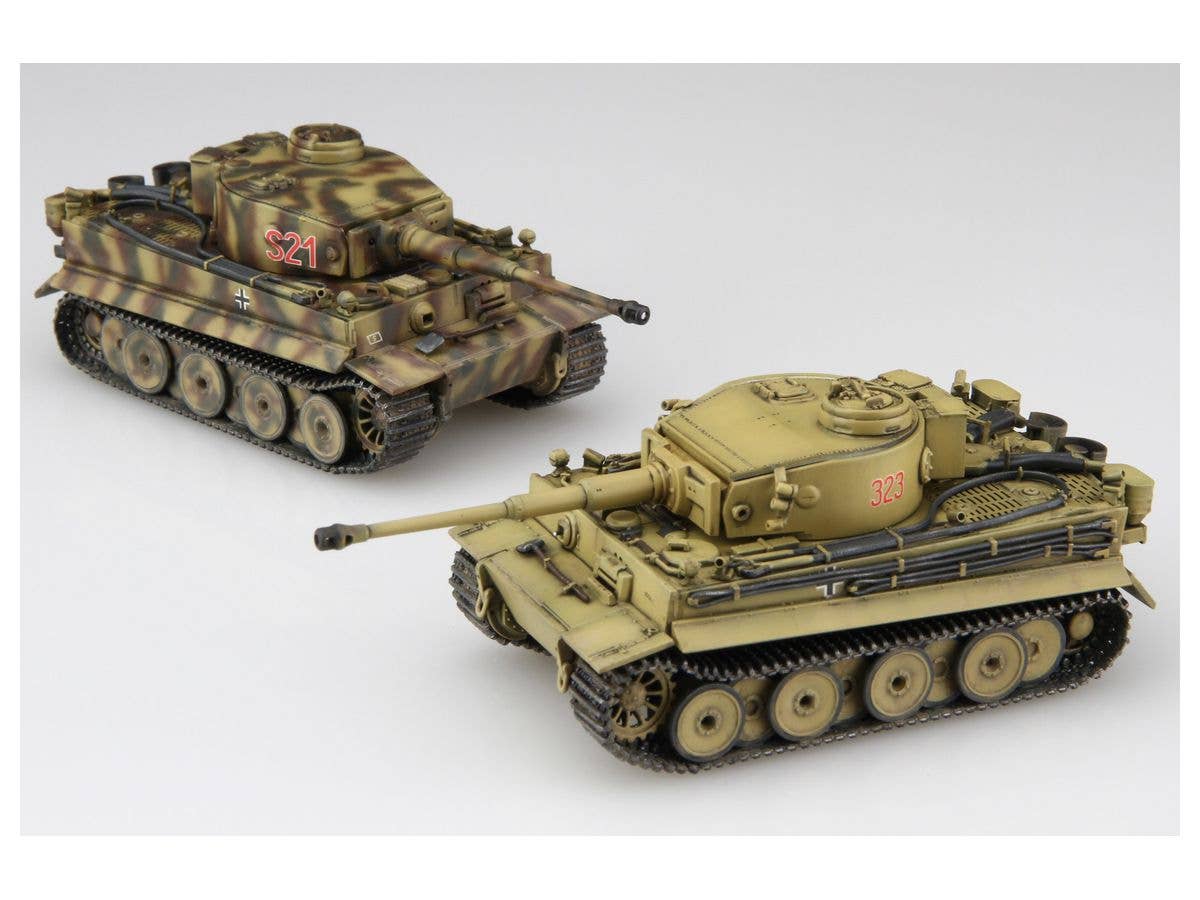 Fujimi German Pz.Kpfw.VI Tiger I Early (Set of 2) | 4968728723112