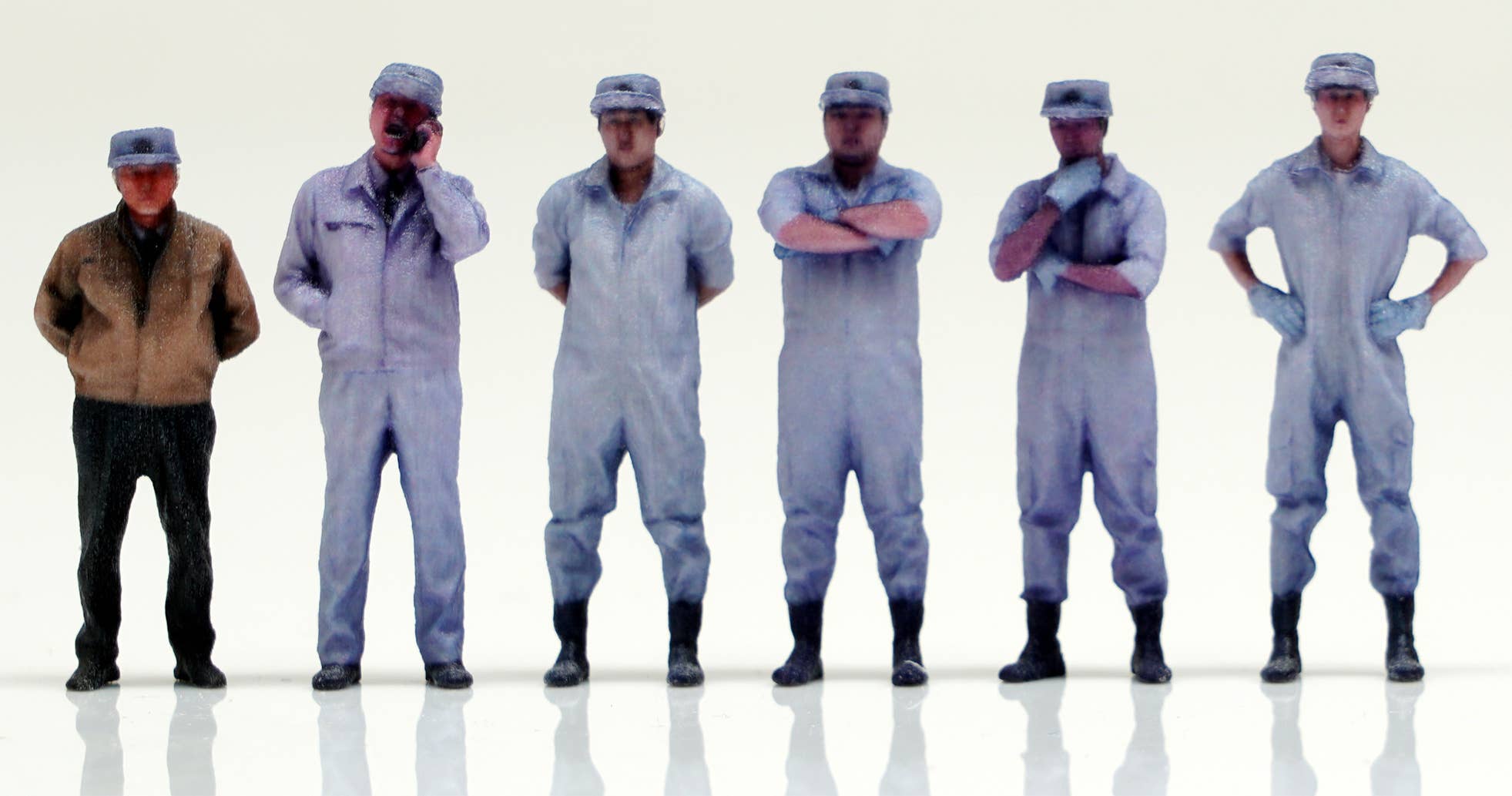 GENCO Mobile Police Patlabor 1/60 scale Shinohara Heavy Industries employee 6 body set | 4560351971740