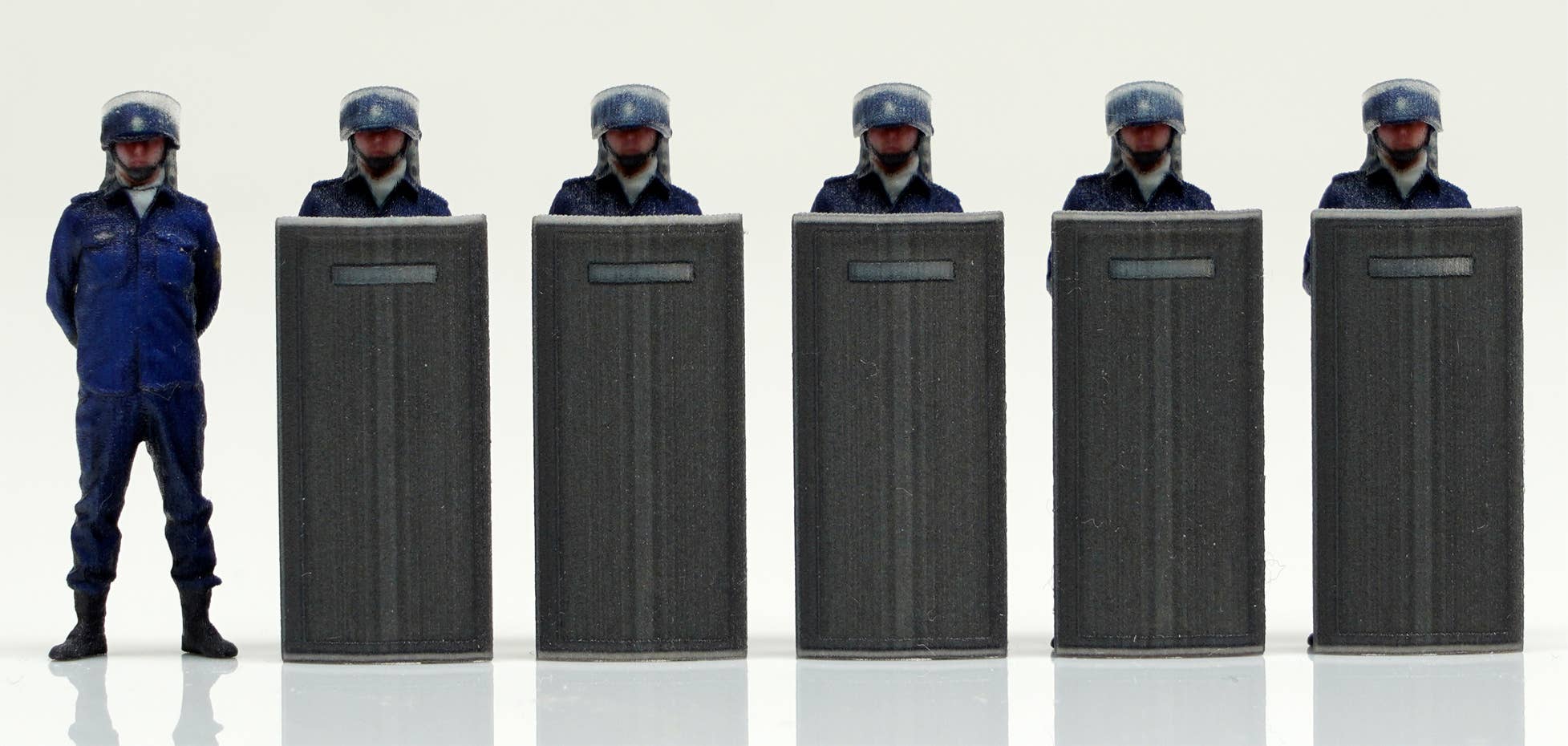 GENCO Mobile Police Patlabor 1/60 scale riot police 6 body set | 4560351971764