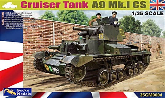 Gecko 1/35 Cruiser Tank Mk. I CS, A9Mk.I CS | 4892667350040