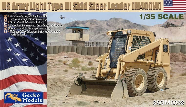 Gecko 1/35 US Army Light Type III Skid Steer Loader (M400W) | 4892667350088
