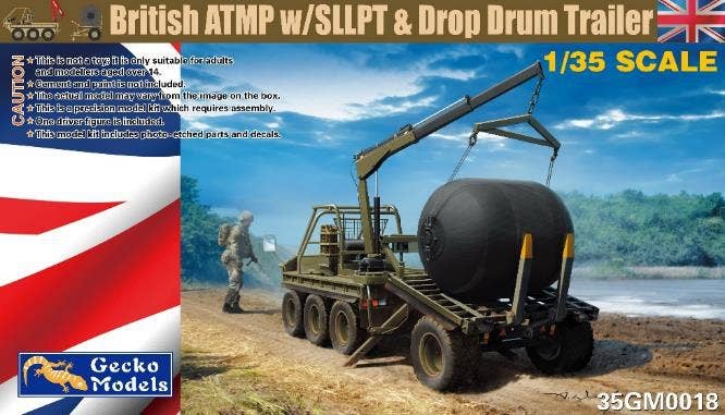 Gecko 1/35 British ATMP with SLLPT & Drop Drum Trailer | 4892667350187