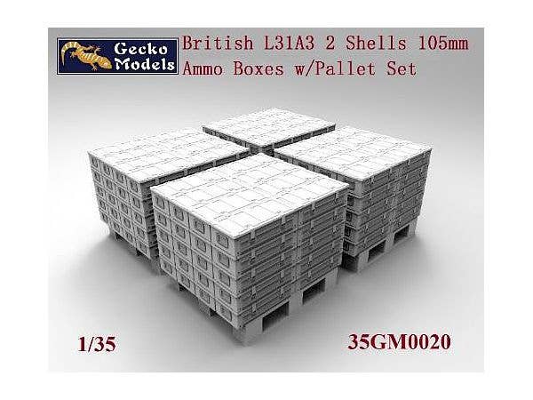 Gecko 1/35 British Ammo & Pallet Set | 4892667350200