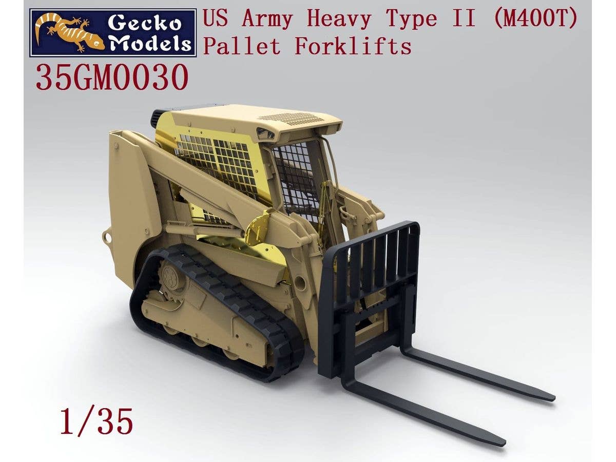 Gecko 1/35 US Army Heavy Type II (M400T) Pallet Forklifts | 4892667350309