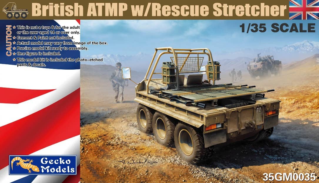 Gecko 1/35 British ATMP with Rescue Stretcher | 4892667350354
