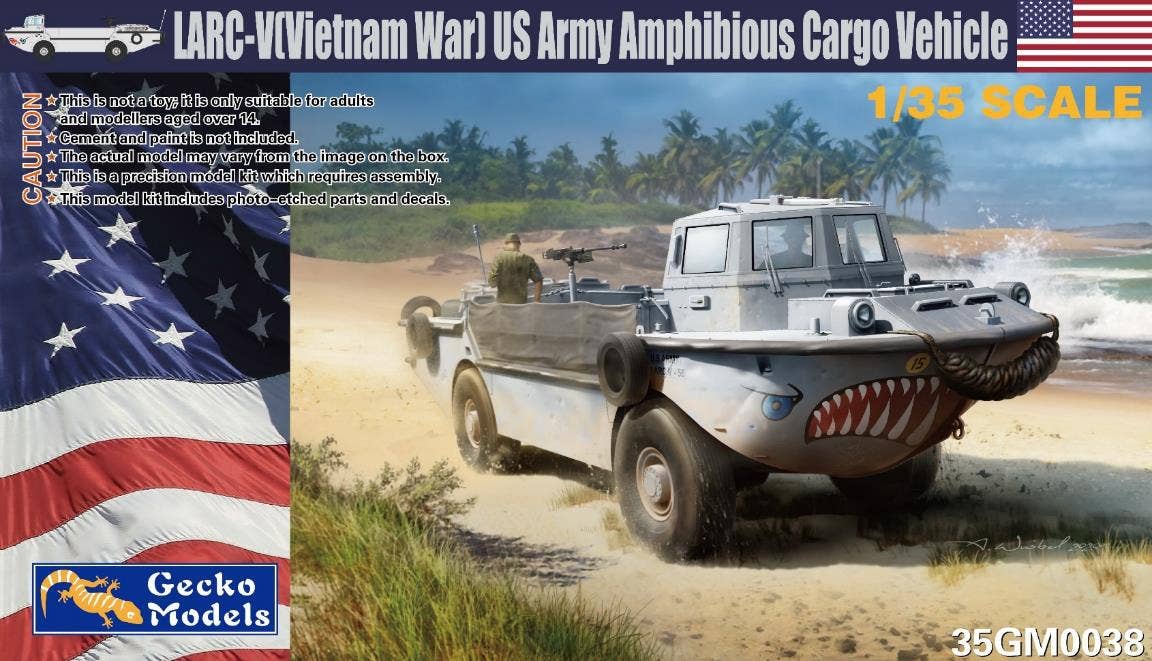 Gecko 1/35 LARC-V (Vietnam War) US Army Amphibious Cargo Vehicle | 4892667350385