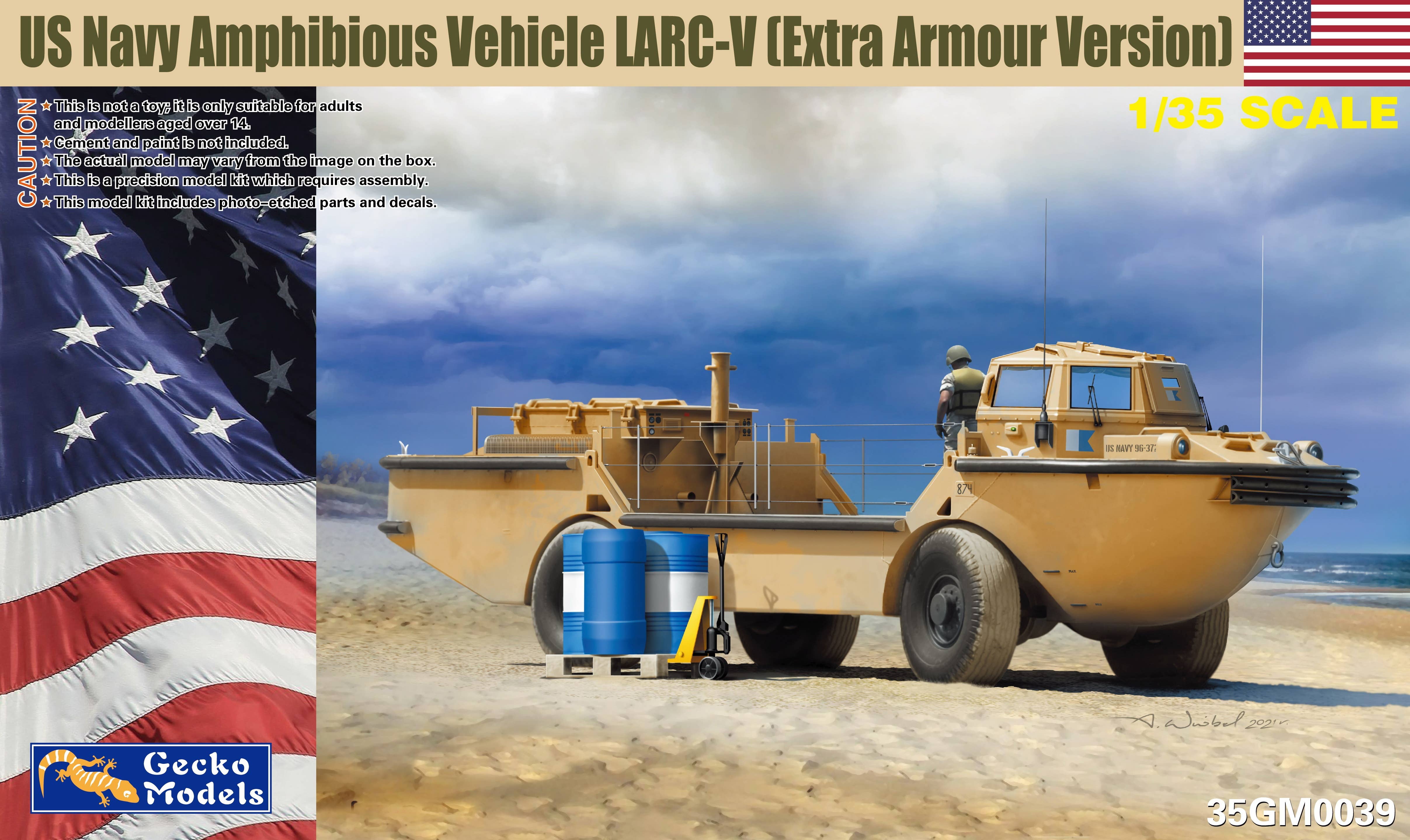Gecko 1/35 Modern USN LARC-V (Extra Armoured Version) | 4892667350392