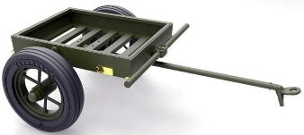 Gecko 1/35 M53 Scooter Cushman w-John Wood M3A4 Utility Hand Cart Mod. 1943 & US Paratroops (Set 1)