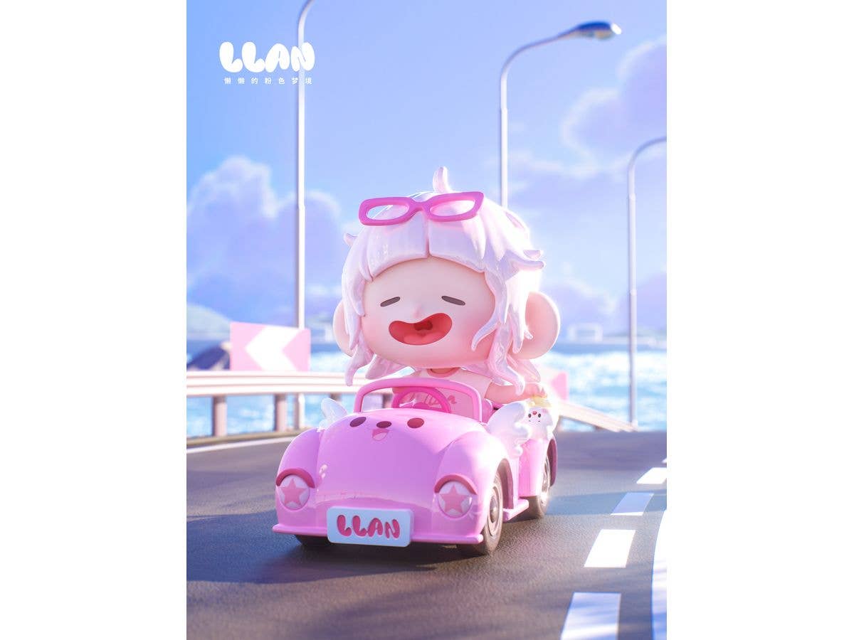 Shenzhen Mabell Animation Development Lazy Pink Dreamland (Set of 8 figures) | 4582362388836