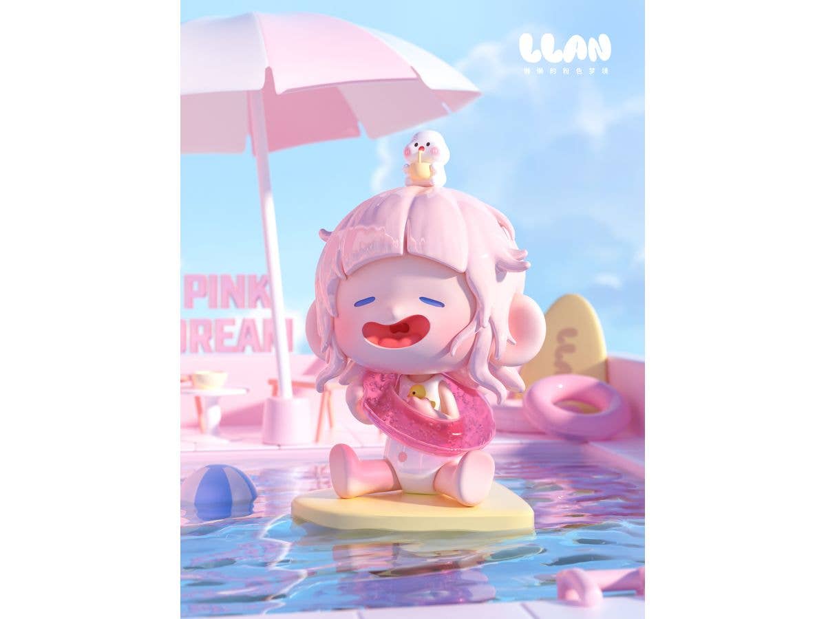 Shenzhen Mabell Animation Development Lazy Pink Dreamland (Set of 8 figures) | 4582362388836