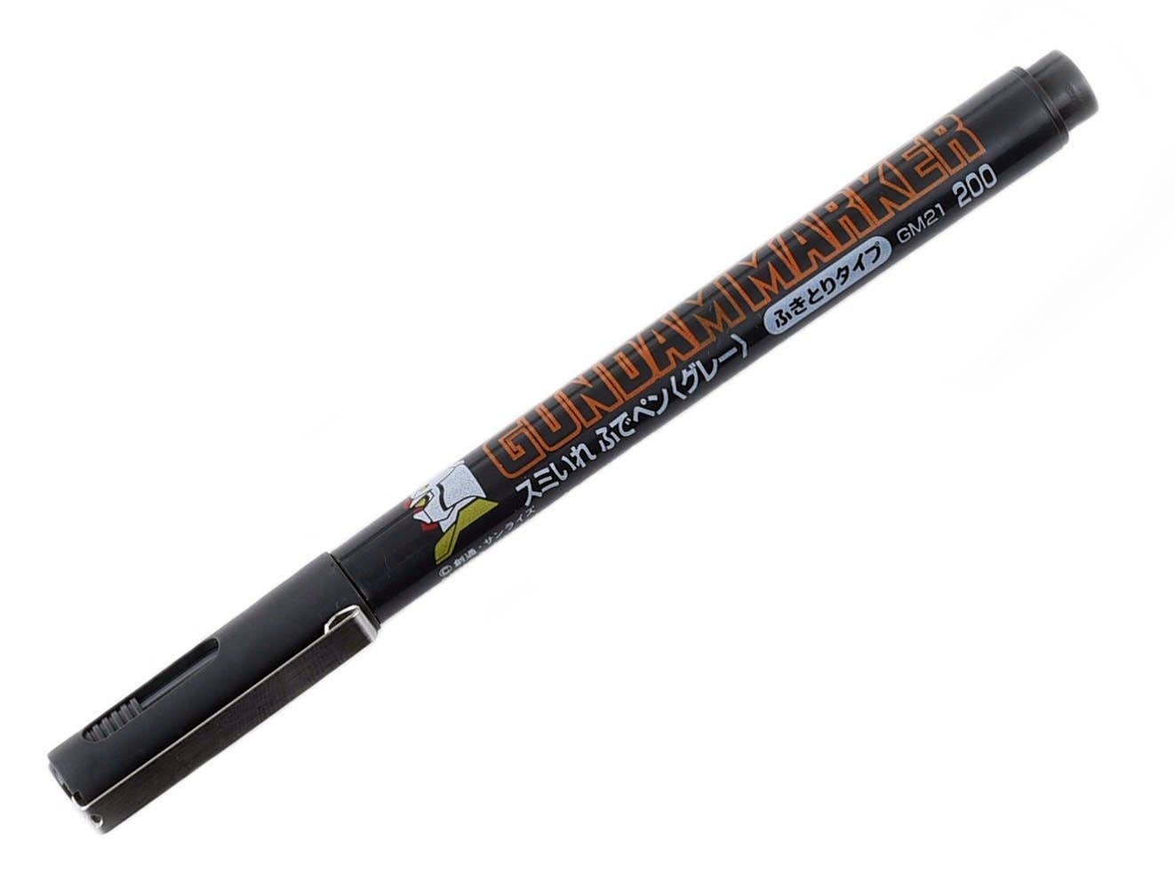 Mr Hobby Gundam Marker Gundam Gray (Brush Type) | 4973028506914