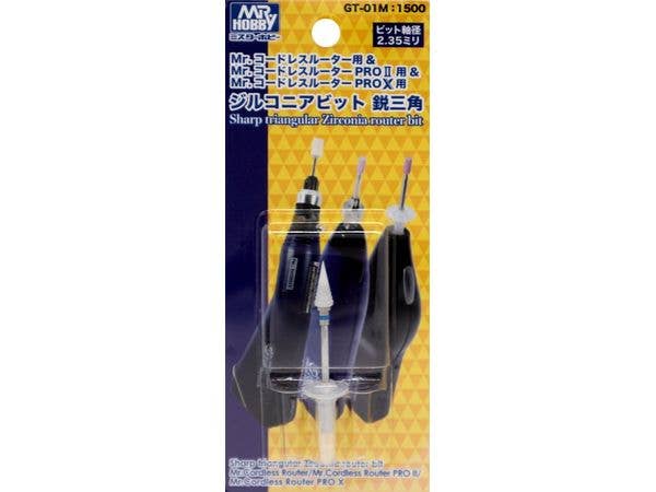 Mr Hobby SHARP TRIANGULAR ZIRCONIA for MR.ROUTER | 4973028431087