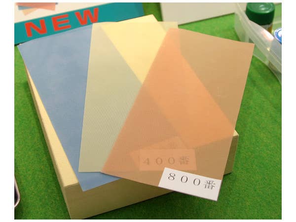 Mr Hobby Mr. Grinding Cloth Set (Rough 400 600 800) | 4973028335651